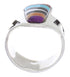Multicolor Southwest Sterling Silver Ring Size 8-1/4 EX61128